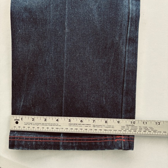 Vintage Rocawear Jeans 38x34 Straight Leg Denim Red Stitching Measure 32" READ - Picture 14 of 16
